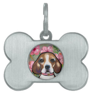 Beagle        pet ID tag