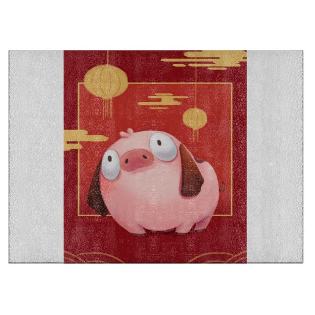 Beagle Pig_Pig Lover Cutting Board (Front)