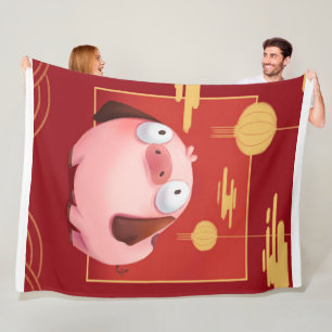 Beagle Pig_Pig Lover Fleece Blanket