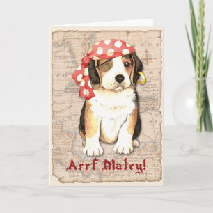 Beagle Pirate Card