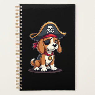 Beagle Pirate Costume Jolly Roger Flag Skull Cross Planner
