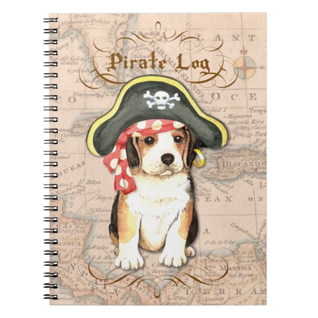 Beagle Pirate Notebook (Front)