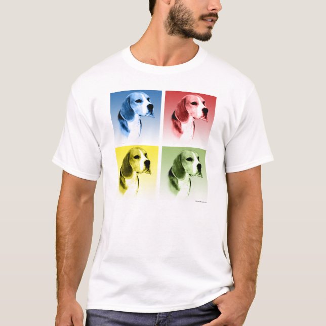 Beagle Pop Art T-Shirt (Front)