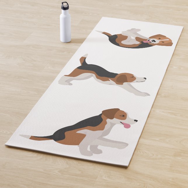 Beagle pose yoga mat (In Situ)
