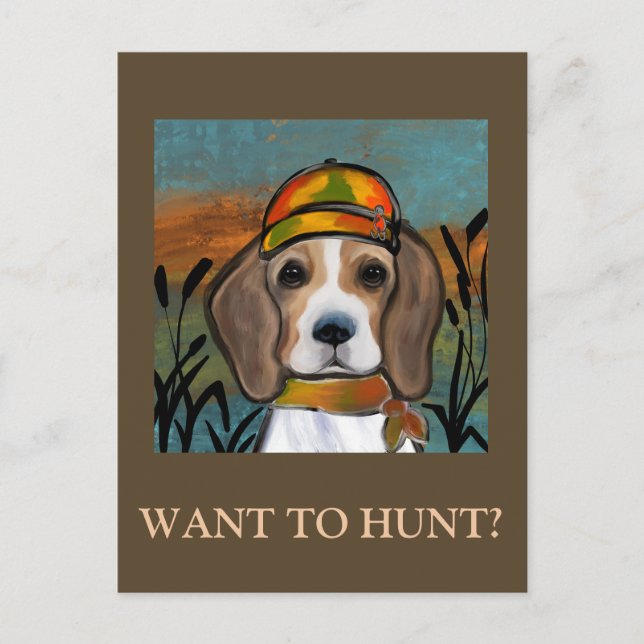 Beagle     postcard (Front)