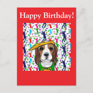 Beagle postcard