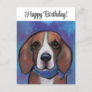 Beagle       postcard