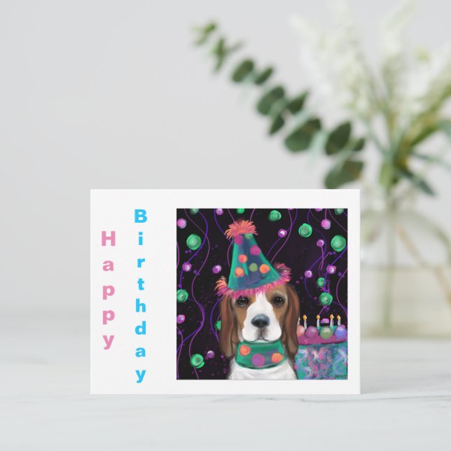 BEAGLE      POSTCARD (Standing Front)