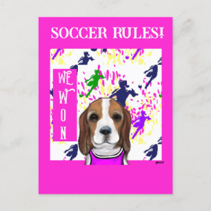 Beagle postcard