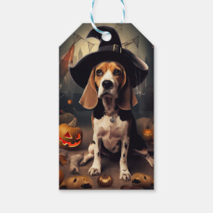 Beagle Pumpkins Halloween Scary Gift Tags