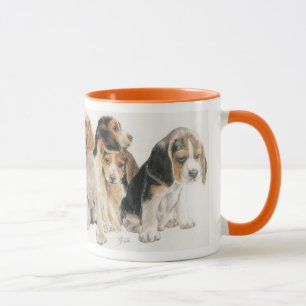Beagle Puppies Mug