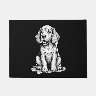 Beagle puppy adorable, family Animal lover Tank To Doormat