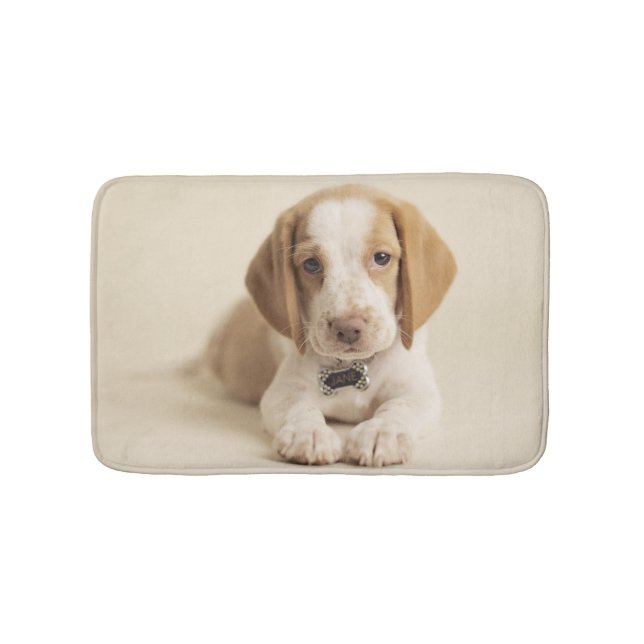 Beagle Puppy Bath Mat (Front)