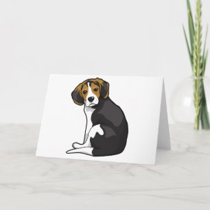 Beagle Puppy Card