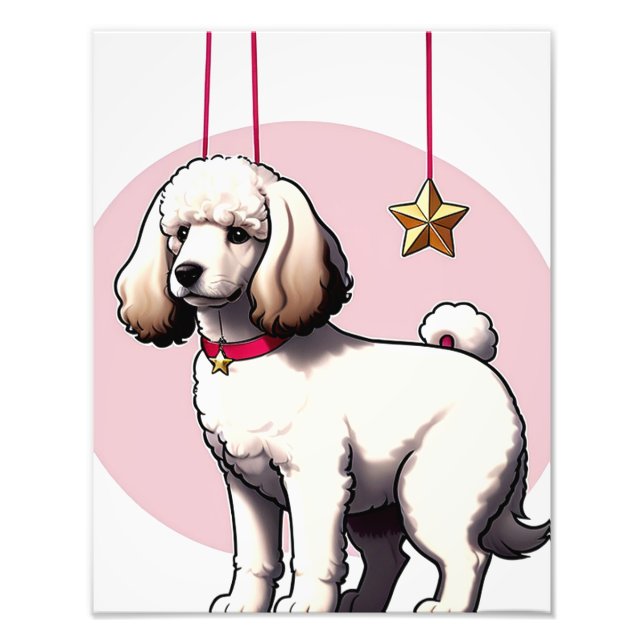 Beagle Puppy Pencil Art Print | Cute Dog Wall Art (Front)