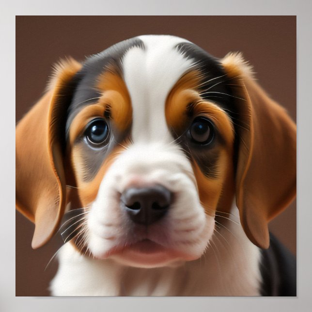 Beagle Puppy Poster (Front)