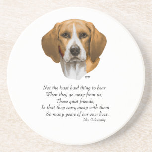 Beagle Rainbow Bridge Coaster
