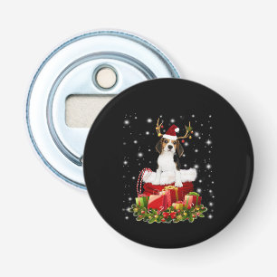 Beagle Reindeer Pressent Christmas Gift Bottle Opener