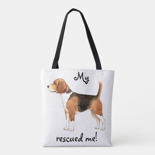 Beagle Rescue Tote Bag (Back)