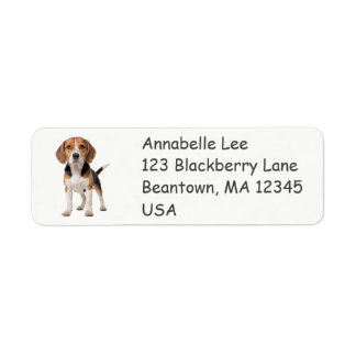Beagle Return Address Label