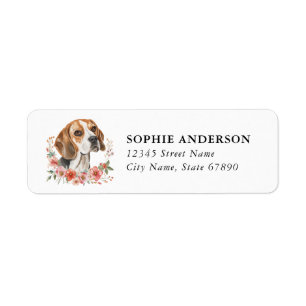 Beagle Return Address Label