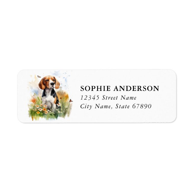 Beagle Return Address Label (Front)