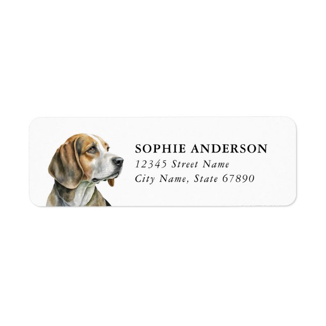 Beagle Return Address Label (Front)
