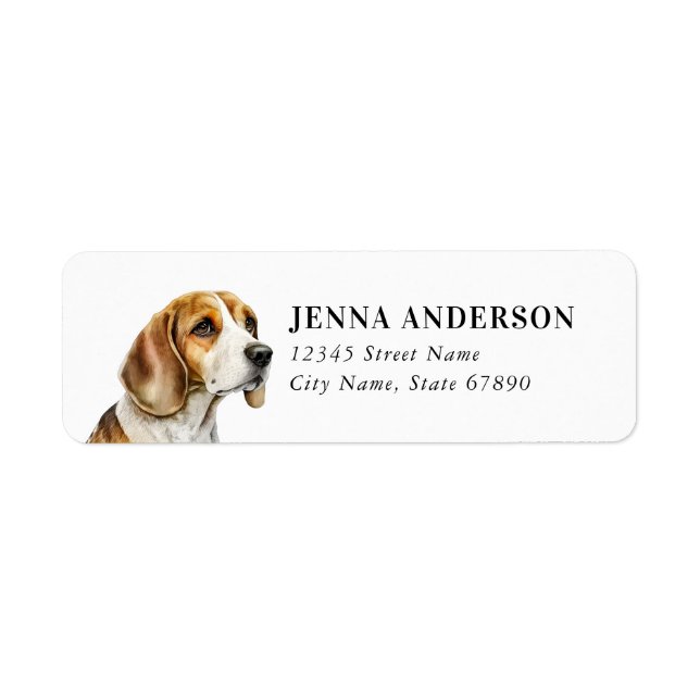 Beagle Return Address Label (Front)
