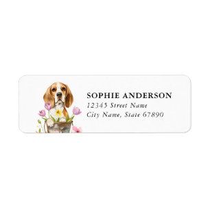 Beagle Return Address Label