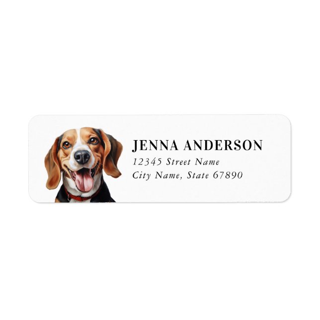 Beagle Return Address Label (Front)