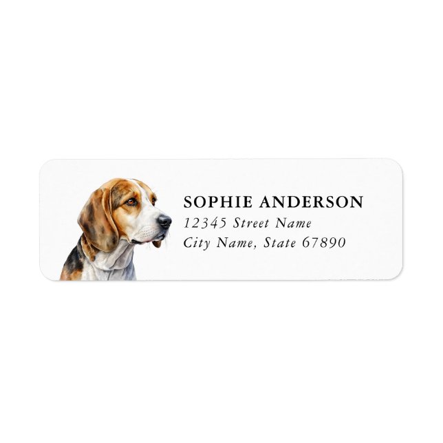 Beagle Return Address Label (Front)