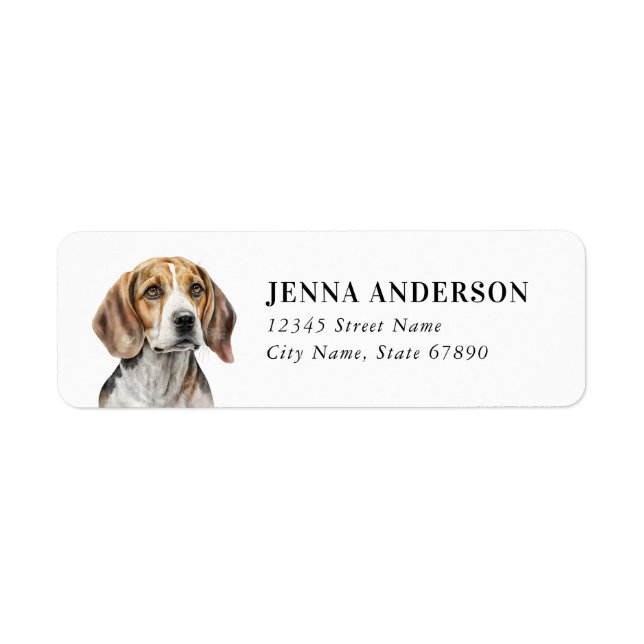 Beagle Return Address Label (Front)