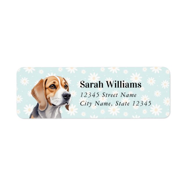 Beagle Return Address Labels (Front)