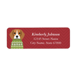 Beagle Return Address Labels