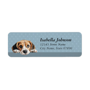 Beagle Return Address Labels
