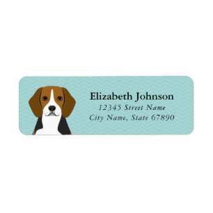 Beagle Return Address Labels