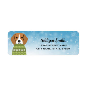 Beagle Return Address Labels