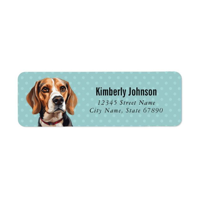 Beagle Return Address Labels (Front)