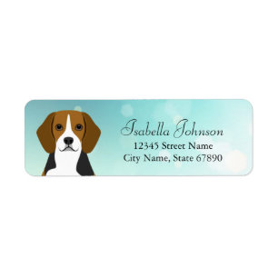 Beagle Return Address Labels