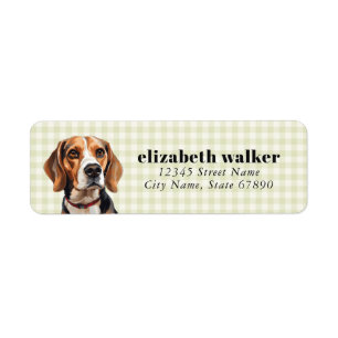 Beagle Return Address Labels