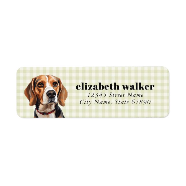 Beagle Return Address Labels (Front)
