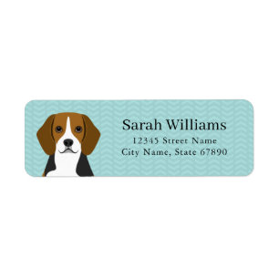 Beagle Return Address Labels