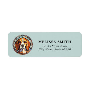 Beagle Return Address Labels