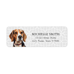 Beagle Return Address Labels