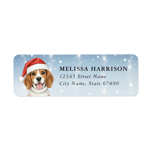 Beagle Return Address Labels (Front)