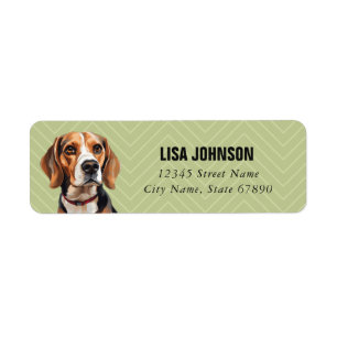 Beagle Return Address Labels