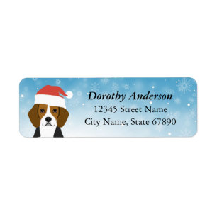 Beagle Return Address Labels