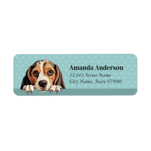 Beagle Return Address Labels