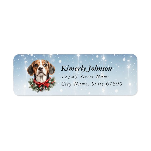 Beagle Return Address Labels (Front)