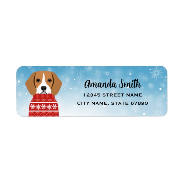 Beagle Return Address Labels (Front)